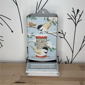 Vintage JASCO Painted Metal Matchbox Holder Hong Kong